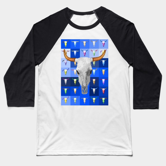 Cattle 02 Baseball T-Shirt by JulianFJones01